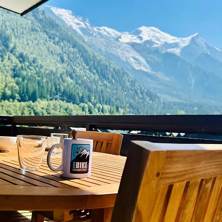 Flat With Balcony View Mont Blanc Parking