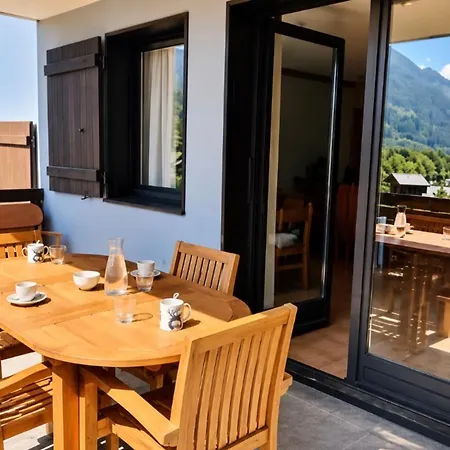 Flat With Balcony View Mont Blanc Parking Chamonix