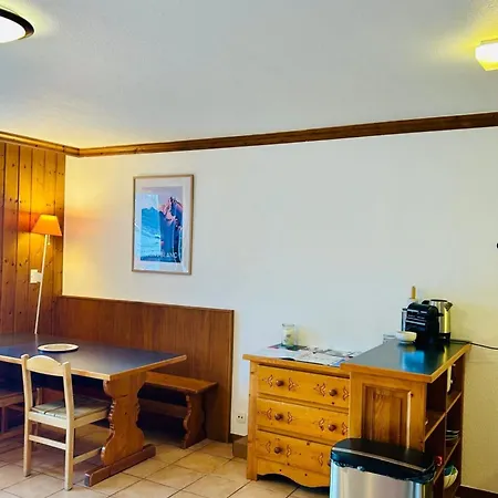 Flat With Balcony View Mont Blanc Parking *